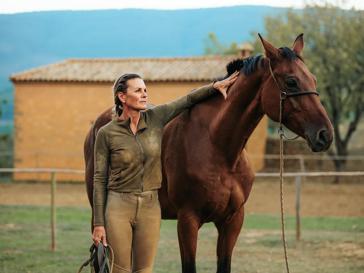 Cours d'équitation à Sermérieu, Isère