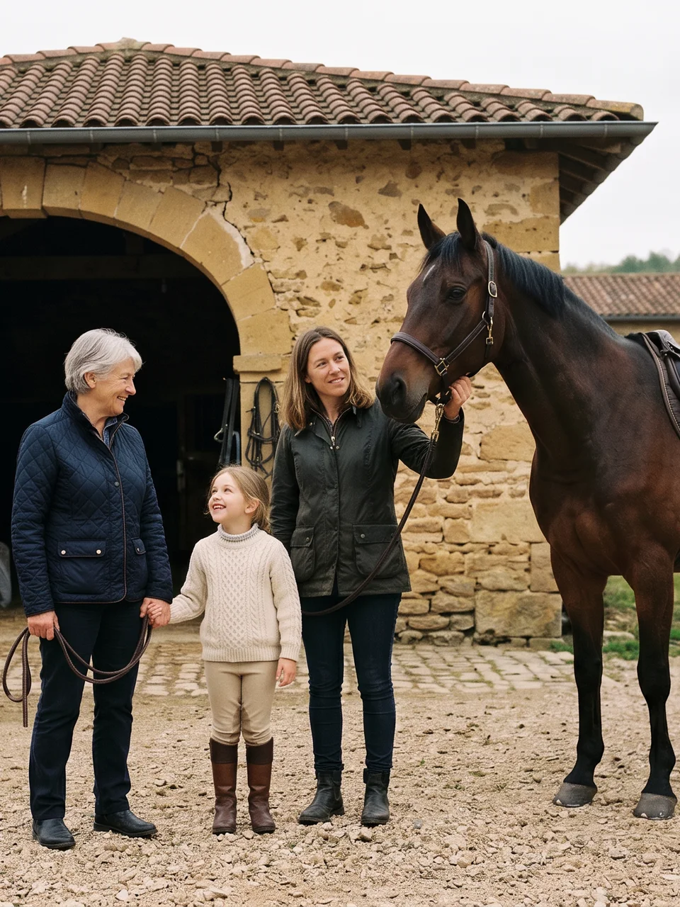 L'équipe, Haras des Sables, centre équestre à Sermérieu